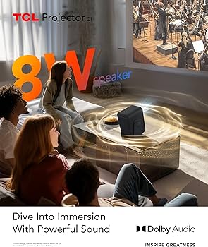 TCL C1 GTV プロジェクター Amazon.com: TCL C1 GTV Portable Projector, Native 1080P